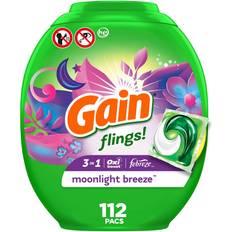 Cleaning Equipment & Cleaning Agents Gain Laundry Moonlight Breeze Detergent 112 Pacs