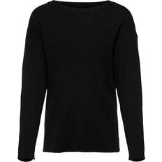 Svarte Strikkegensere Kids Only Mia Strik Pullover