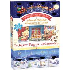 Puslespil julekalender Eurographics Merry Christmas Advent Calendar 1200 Pieces