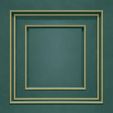 Wallpapers Albany Belgravia Decor Amara Panel Green/Gold Wallpaper