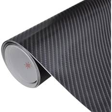 vidaXL Car Film 4D Black Wrap Sticker Sheet Film