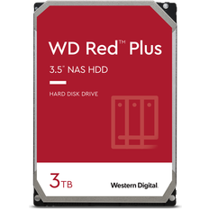 Western Digital 3000 GB - HDD Harddiske Western Digital Red Plus WD30EFPX 3TB