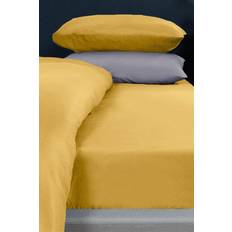 Yellow Bed Sheets Freemans Plain Dyed Non-Iron Fitted Bed Bed Sheet Yellow