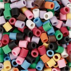 Beads Nabbi BioBeads, size 5x5 mm, hole size 2.5 mm, medium, assorted colours, 1000 pc/ 1 pack