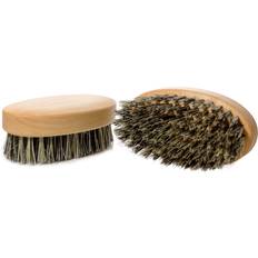 Spazzole per la Barba Mountaineer Brand Oval Beechwood Vegan Cactus Brush