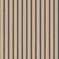 Belgravia Decor Wood Slat Light Oak Wallpaper