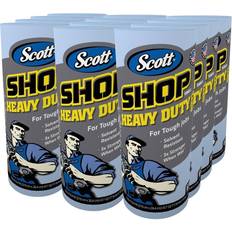 Hand Towels Scott Kimberley Clarke 32992 Blue Heavy-Duty Shop Cloth Roll