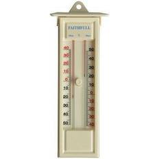 Compressed Air Thermometers Faithfull Thermometer Press Button Max-Min