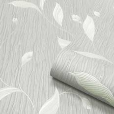 Belgravia Decor Tiffany Trail Soft Silver Wallpaper