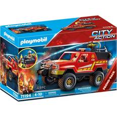 Fire Fighters Play Set Playmobil City Action Fire Rescue Truck 71194