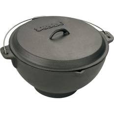 Pour Spouts Other Pots Bayou Classic Jambalaya Pre-seasoned Cast Iron with lid 3 gal 14.75 "