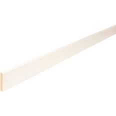 Høvlede Terrassebrædder & Reglar Hornbæk Hvid 5x27x3000 mm Forkantliste fyr