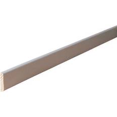 Hvid 5x33x3000 mm Vægliste fyr