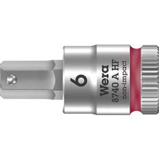 Wera a 6 Wera 05003337001 8740 A HF Douille-Embout Zyklop Vis à six pans creux, à emmanchement 1/4“ avec Insexskruvmejsel