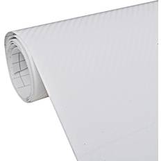 vidaXL Car Film 3D White Wrap Sticker Sheet Film