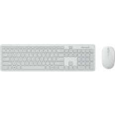 Microsoft White Keyboards Microsoft Bluetooth Desktop Tastatur mus-sæt