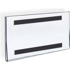 Azar Displays Acrylic Horizontal Wall Mount Sign Holder