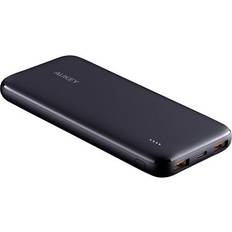 Aukey Batterie e Caricabatterie Aukey Basix Slim PowerBank Svart 10000 mAh