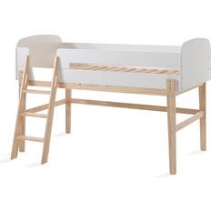 White Loft Beds Vipack Kojsäng Frencha