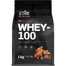 Star Nutrition Vitamiinit ja Lisäravinteet Star Nutrition Whey 100 1kg Salted Caramel