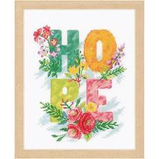 Vervaco Broderisett Telte Korssting Hope 20 x 25 cm