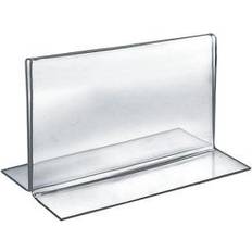 Transparent Clipboards & Display Stands Azar Displays Double-Foot Acrylic Sign Holder 5x7" 10-pack