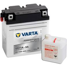 6 volt batteri Varta 012 014 008 MC batteri 6 volt 11Ah pol til højre)