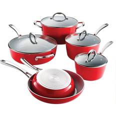 Cookware Tramontina 10pc Cold-Forged with lid