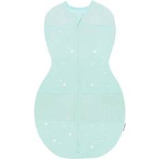 Green Sleeping Bags Happiest Baby SleepeaÂ 5-Second Swaddle Teal Stars Medium