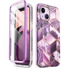 Supcase iphone 13 Supcase iPhone 14/13 Skal Cosmo Marmor Lila