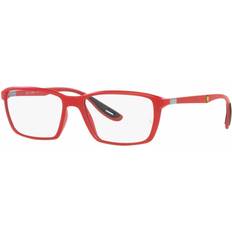 Ray-Ban Rb7213m Scuderia Ferrari Collection Red Clear Lenses Polarized 57-16