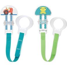 Pacifier Holders Mam Love & Affection Mommy Pacifier Clip, All Ages 2ct Blue