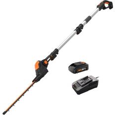 Worx Battery Hedge Trimmers Worx 20 in. 20V Cordless Pole Hedge Trimmer