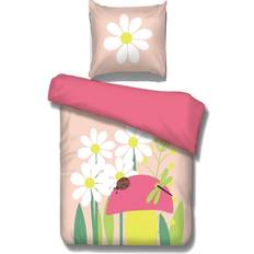 210.0 cm Housses de couette Vipack Et Taie D'Oreiller Spring 140x200 cm Housse de couette Vert, Rose (210x)