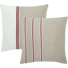 Svanefors Pudebetræk 2P Caisa Pudebetræk Rød, Beige (45x45cm)