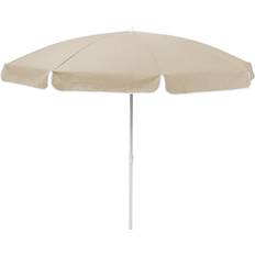 Beige Parasol Hillerstorp Parasol 180cm hvid Stål/Beige