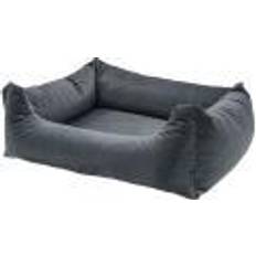 Madison Velours Dog Bed Grey