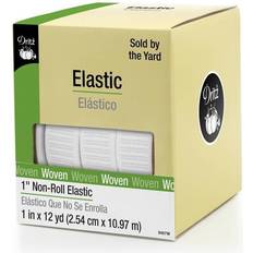 Dritz 1" Non-Roll Elastic White