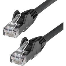 Cables 125ft Black Cat6 Patch Cable with Snagless RJ45 Connectors - Long