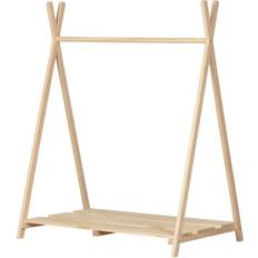 South Shore Sweedi Scandinavian Clothes Rack for Natural Pine