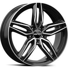 17 tum fälgar GMP Fasten Black Diamond 7,5x17 5/112 ET35 Ã66,6 R14
