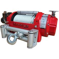 Bilpleje & Biltilbehør Warrior Winches 15.000lb EN Hydraulisk Trækspil, Stålwire
