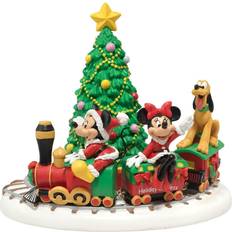 Disney Toy Figures Disney Department 56 Village Miniature Display Piece Mickeys Holiday Express