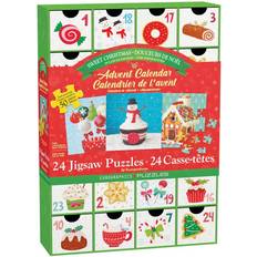 Puslespil julekalender Eurographics Advent Calendar Sweet Christmas 50 Pieces