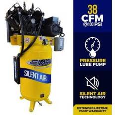 Compressors Emax Industrial 80 Gal. HP 1-Phase Silent