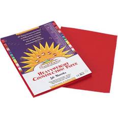 Rosso Artigianato Construction Paper, 58 lbs. 9 x 12, Red, 50 Sheets/Pack