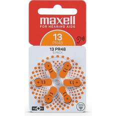 Hörapparatsbatteri 13 Maxell 13 hörapparatsbatteri 6-pack