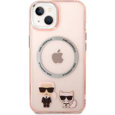 Karl Lagerfeld Hard Cover And Choupette MagSafe Pink KLHMP14MHKCP