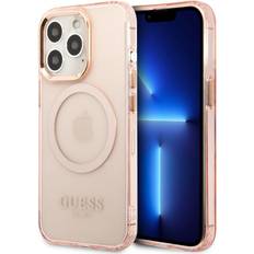 Guess Apple iPhone 13 Pro Mobilfodral Guess iPhone 13 Pro Skal Translucent MagSafe Rosa