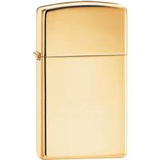 Zippo Tändare på rea Zippo Slim High Polish Brass Pocket Lighter